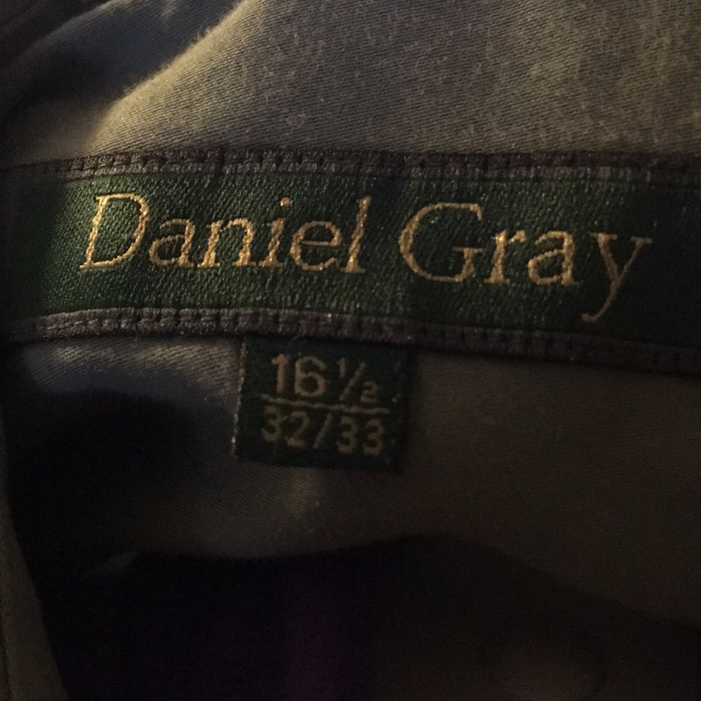 Daniel Gray men’s shirt long sleeve 16 1/5 32/33 - Picture 5 of 6